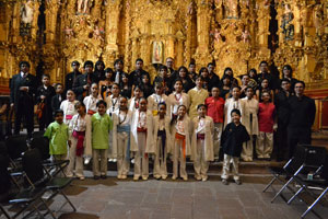 Niños Cantores de Tepotzotlán y Orquesta Sinfónica infantil y juvenil de Tepotzotlán